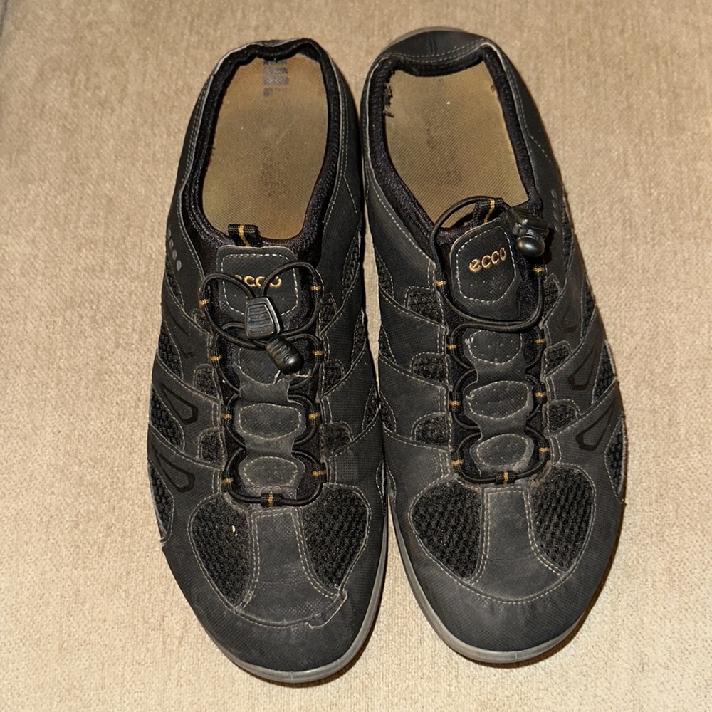 ECCO Mens No Tie Drop in/Slip on Sneakers EU 44 - Picture 2 of 12